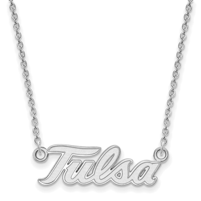Sterling Silver The U Of Tulsa Large Pendant Necklace